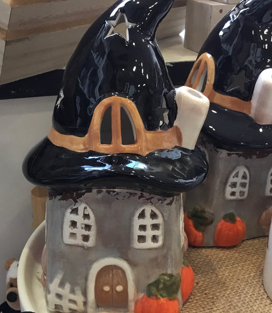 Spooky cottage t light holder