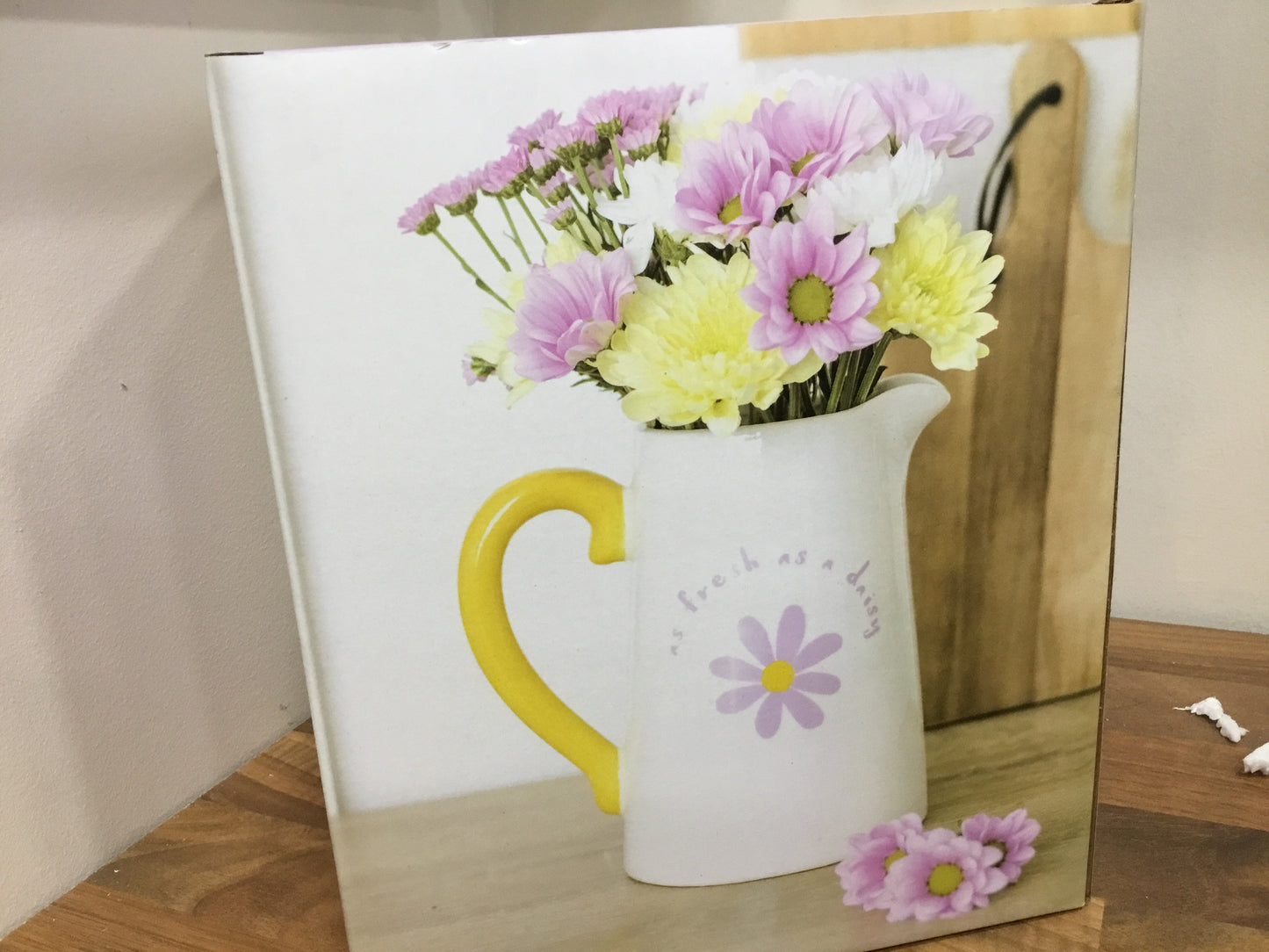 Fresh as a daisy ceramic jug