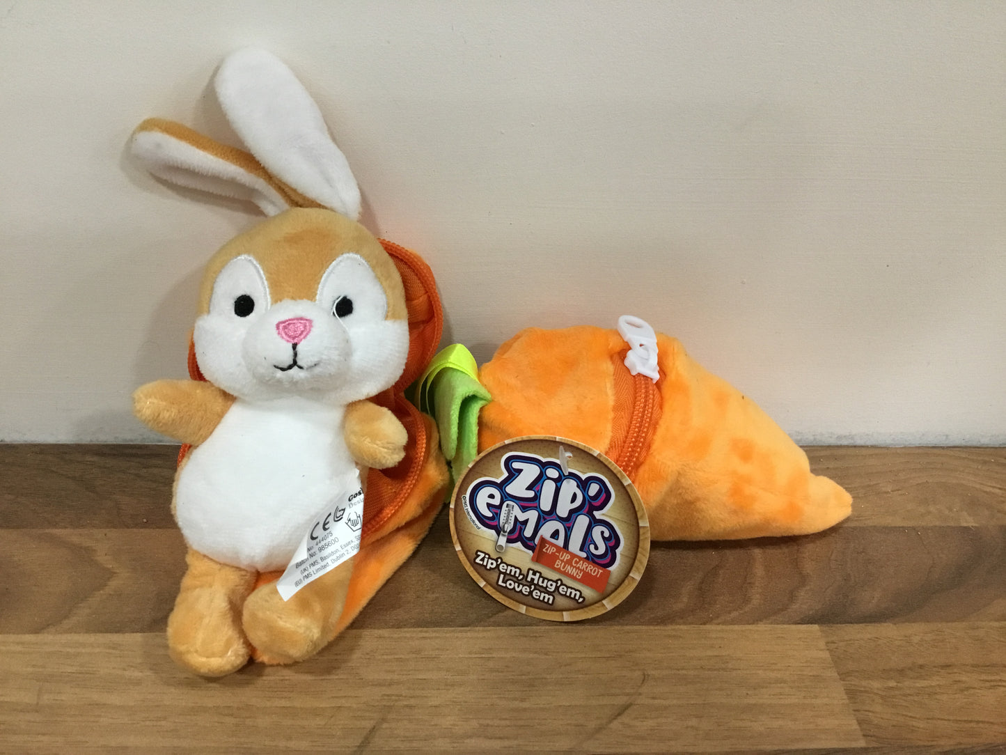 Zip up Rabbit in a Carrot