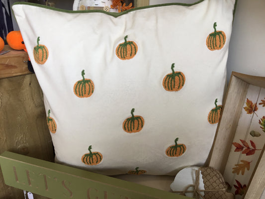 Pumpkin velvet Cushion
