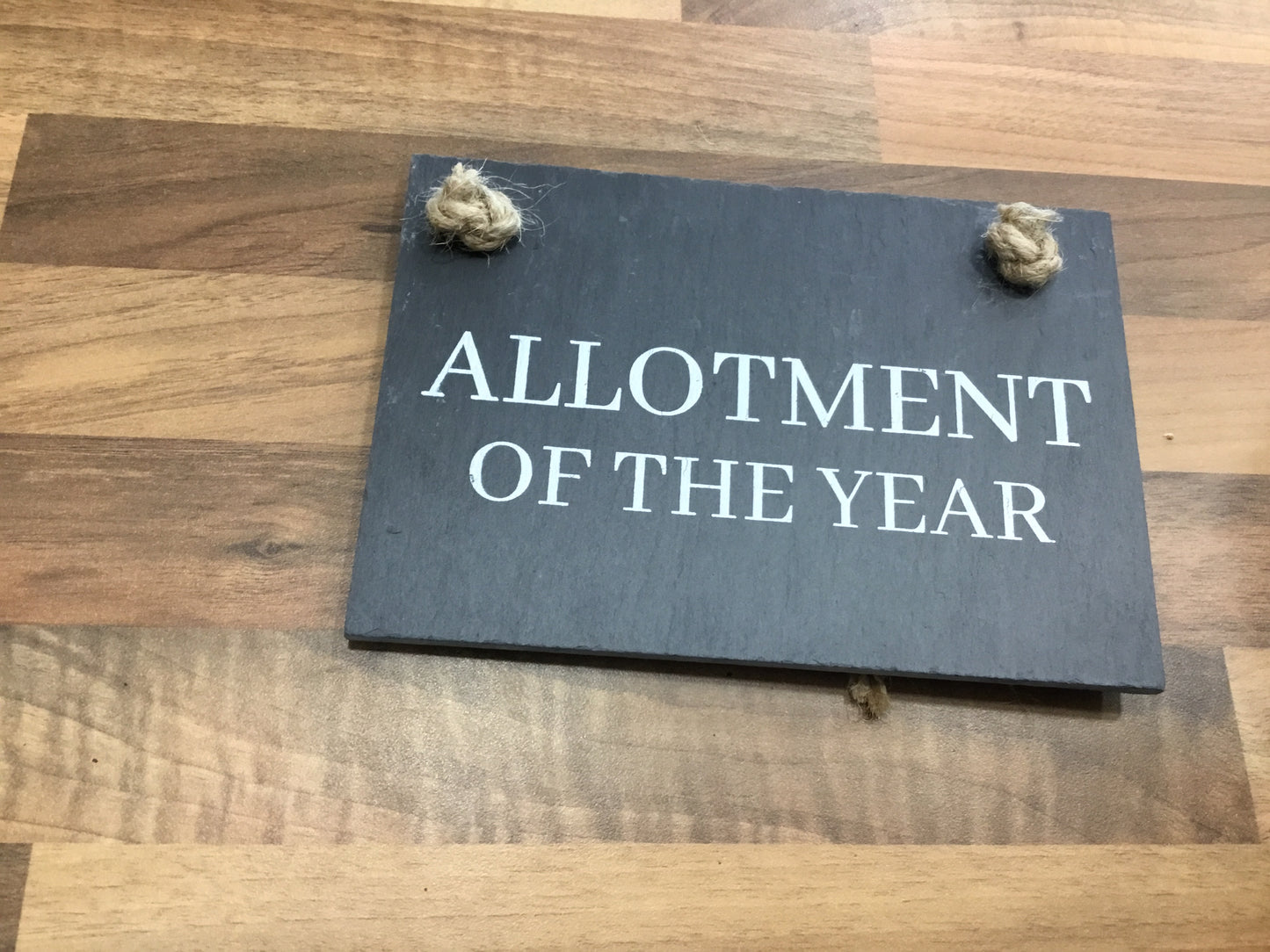 Slate garden plaques
