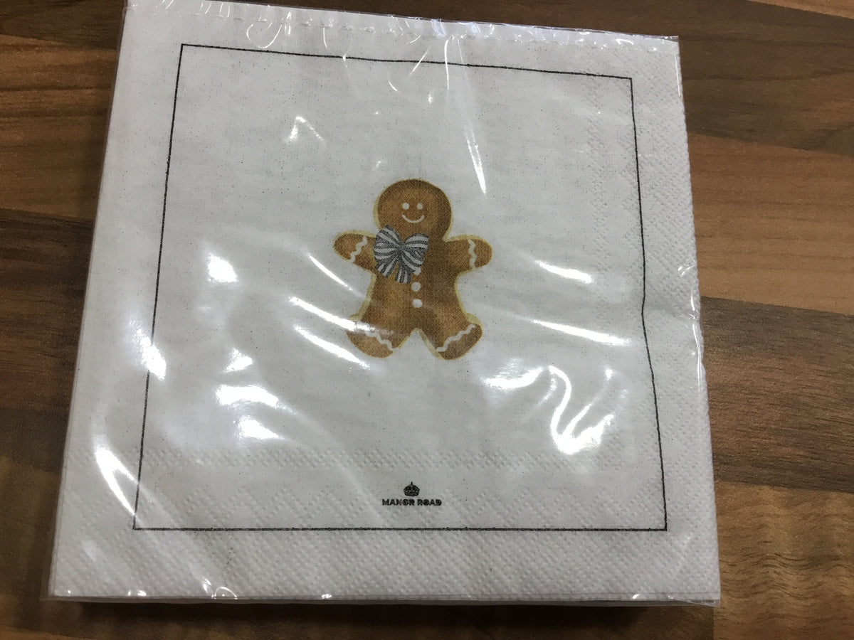 Gingerbread Man  Cocktail Napkins