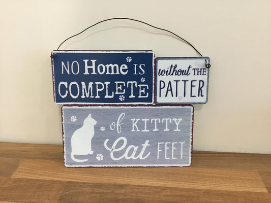 Cat wall sign