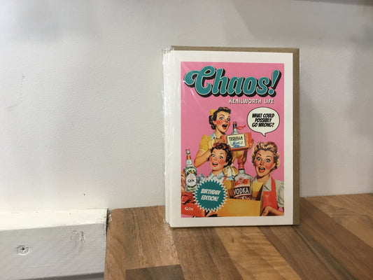 Chaos Kenilworth. Card.