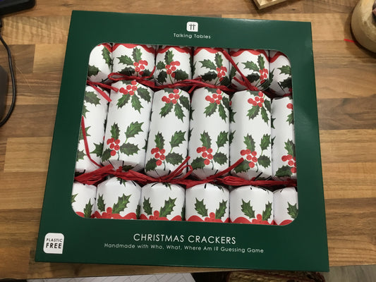 Holly Design Christmas Cracker