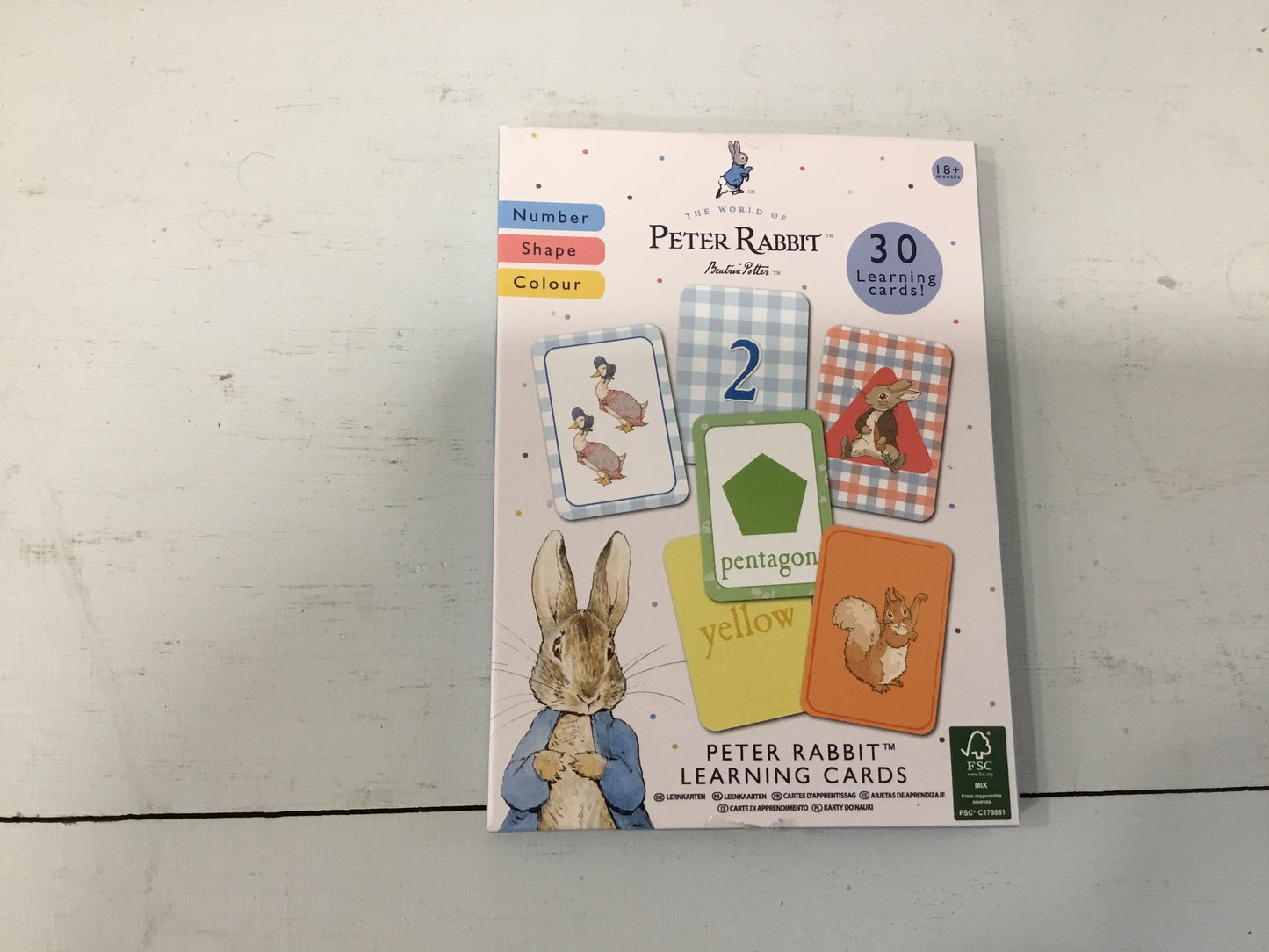 Peter rabbit learning cards
