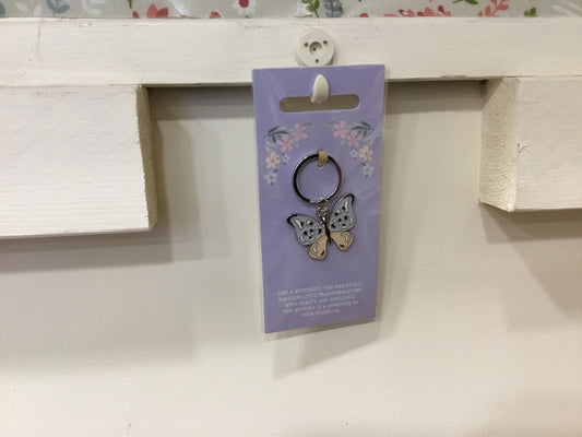 Butterfly keyring
