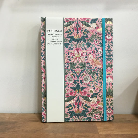Morris A5 notebook pink