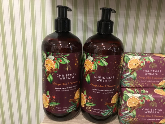 Christmas Wreath Hand Wash