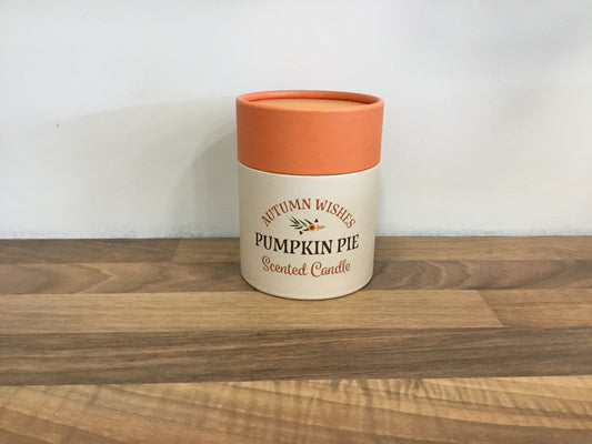 Pumpkin spice candle