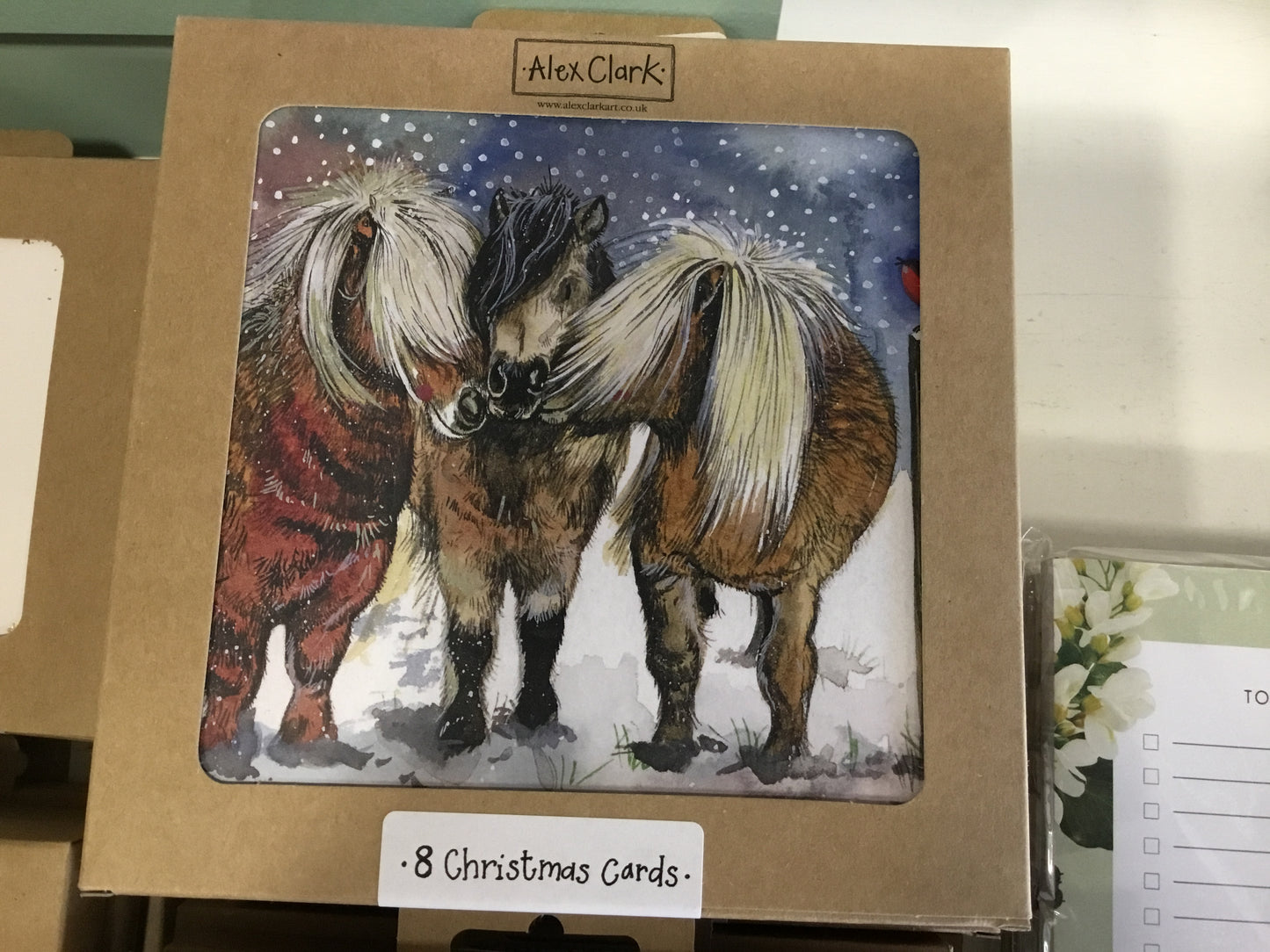 Christmas ponies - pack of 8 cards