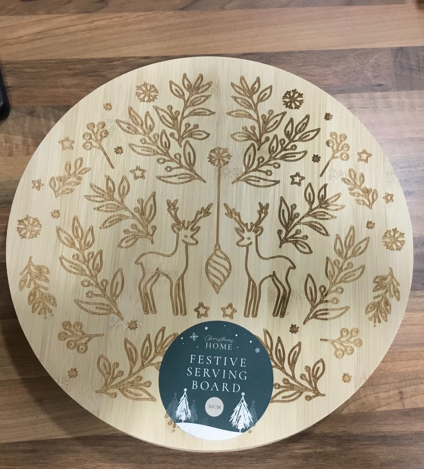 Wooden serving board