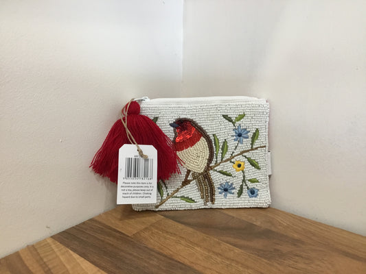 Beaded Robin purse.