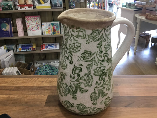 Jug. Large green