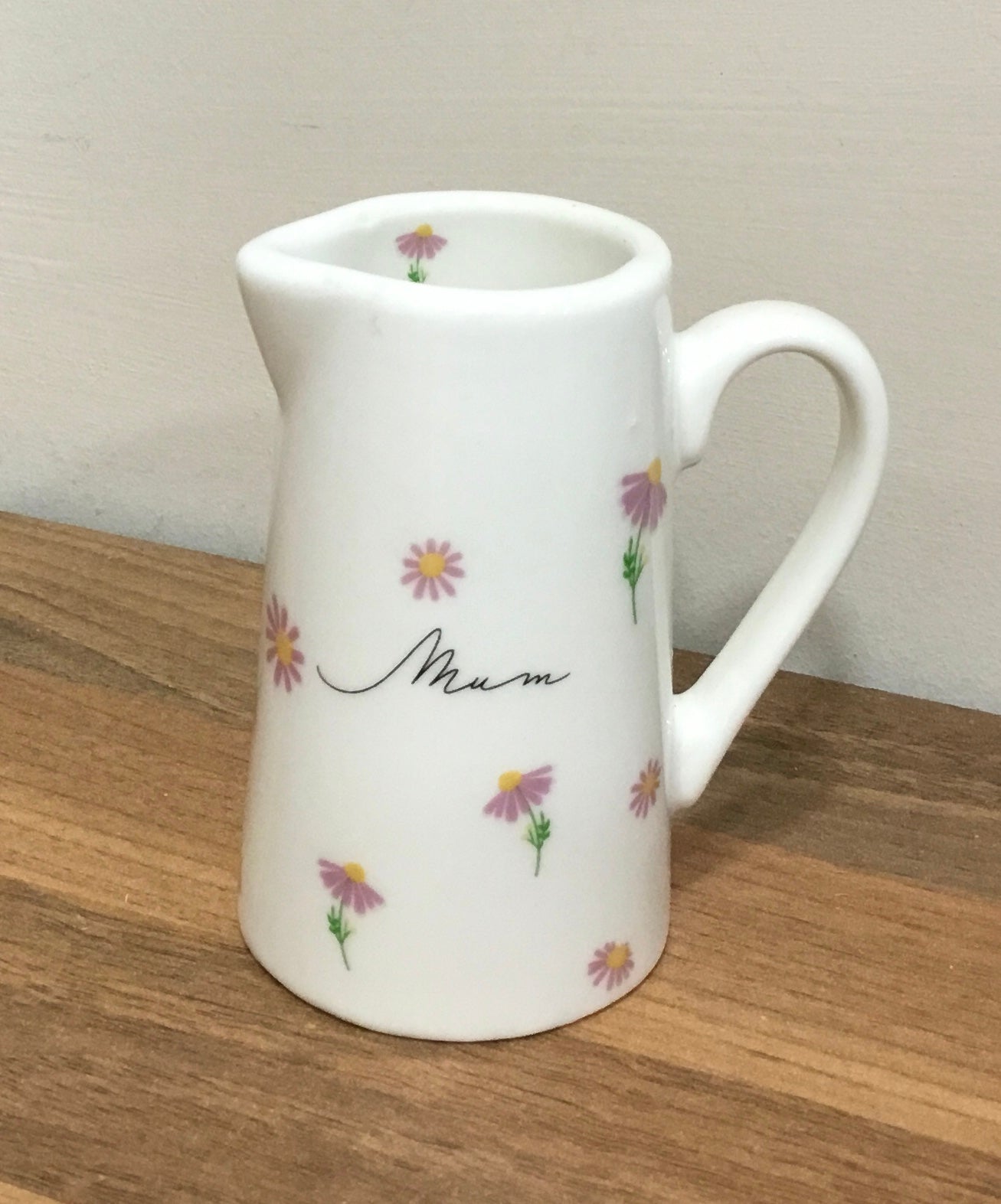 Mum floral tiny jug