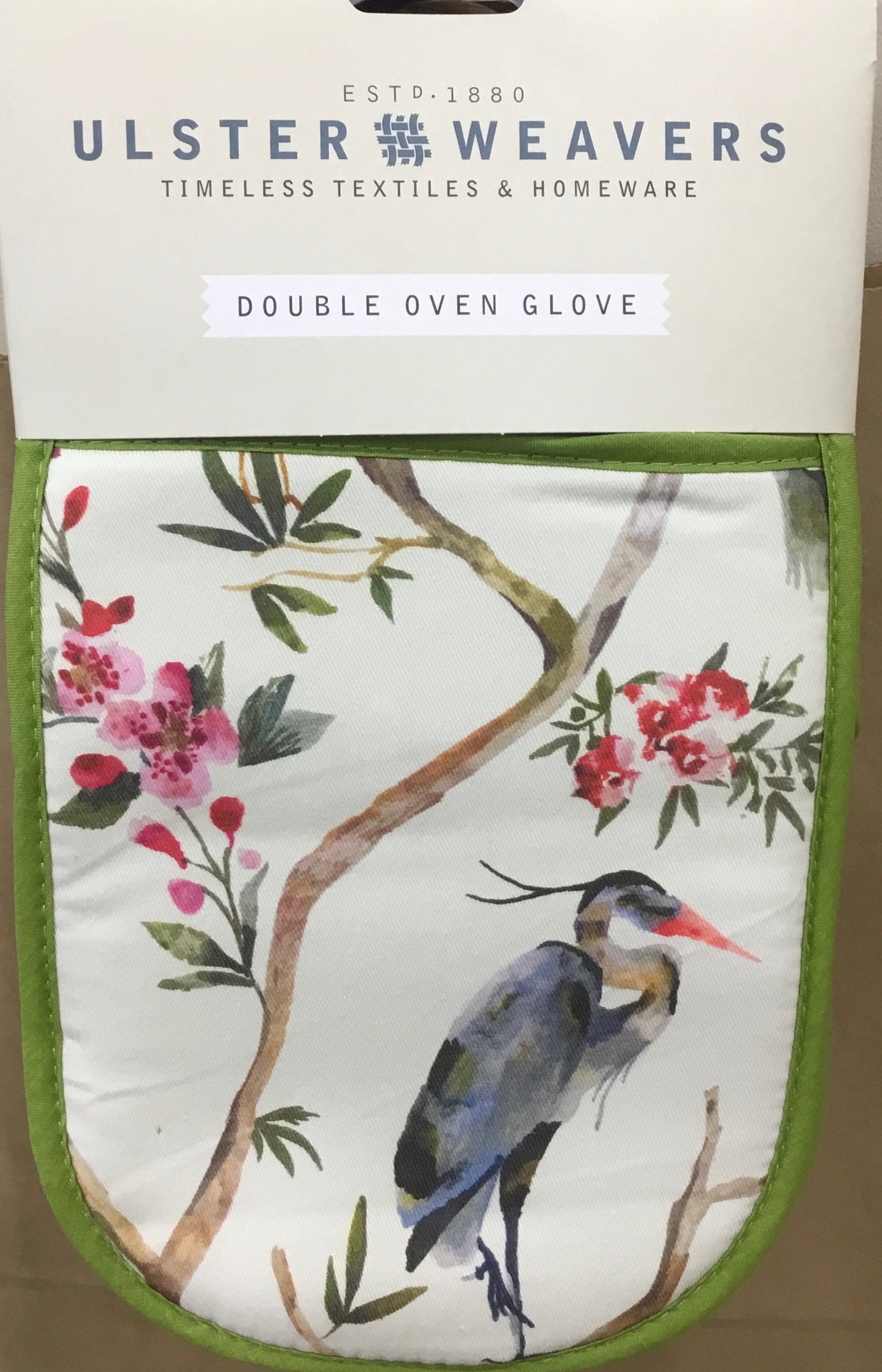 Oriental birds Oven glove