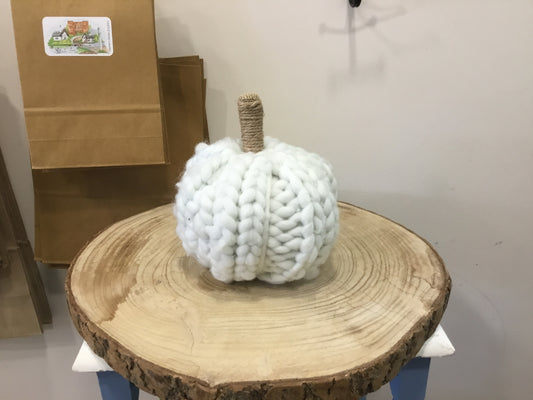 White woolly pumpkin.
