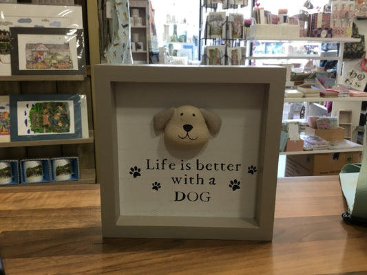 Life is better with a dog frame