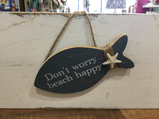 Fish shaped plaque