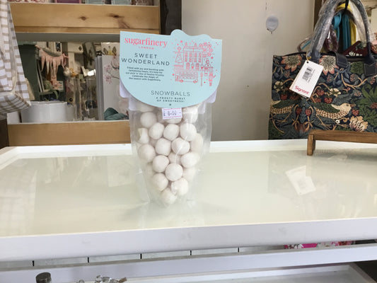 Sweet wonderland. Snowballs