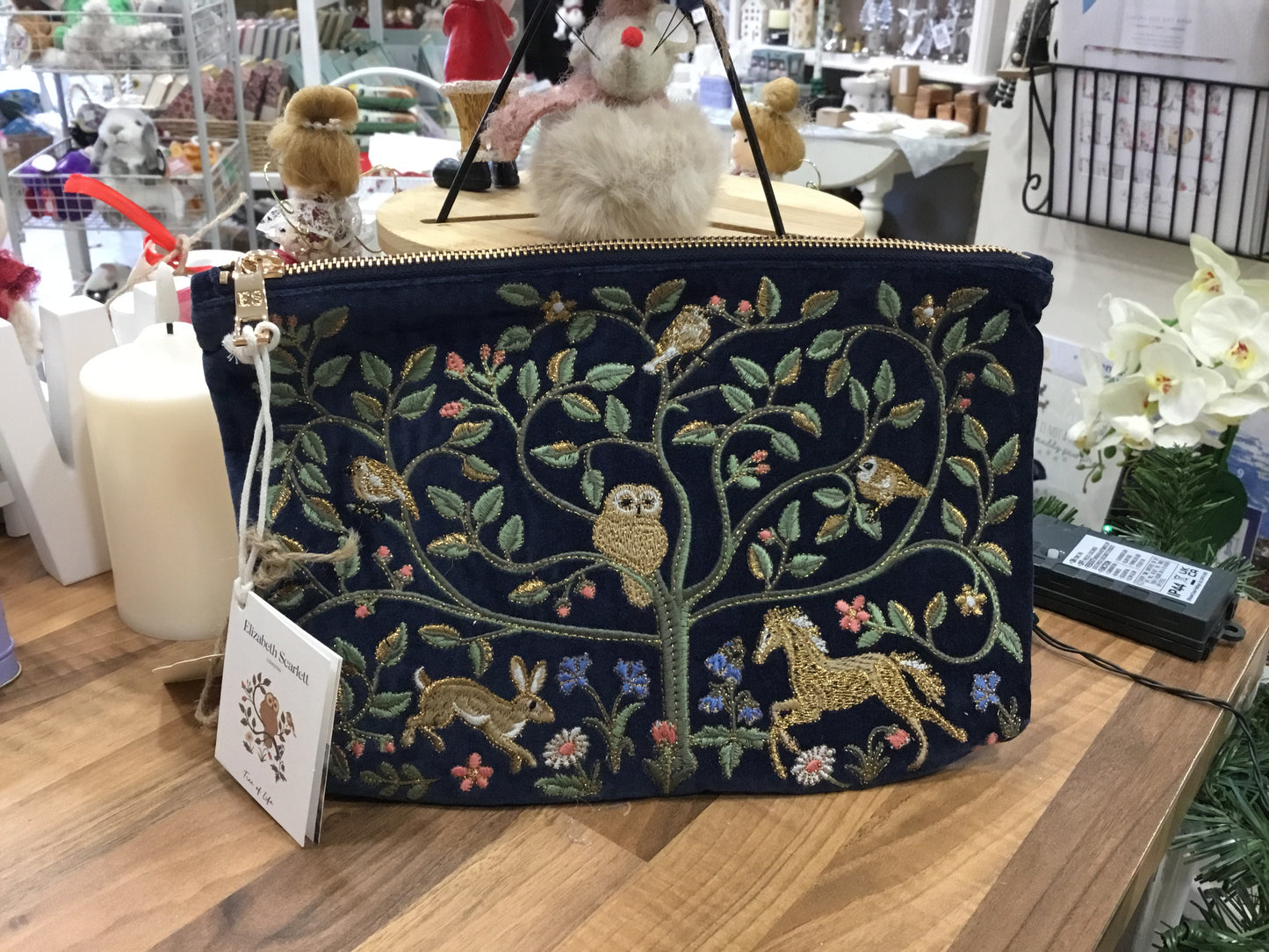 Elizabeth Scarlett tree of life everyday pouch