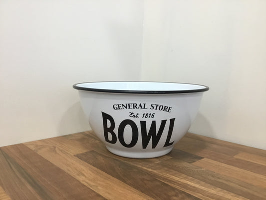 General Store Enamel Bowl