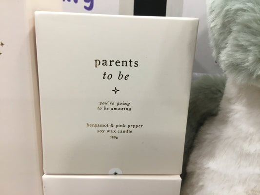 Parents to be candle