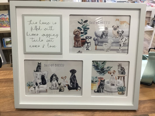 Dog picture frame
