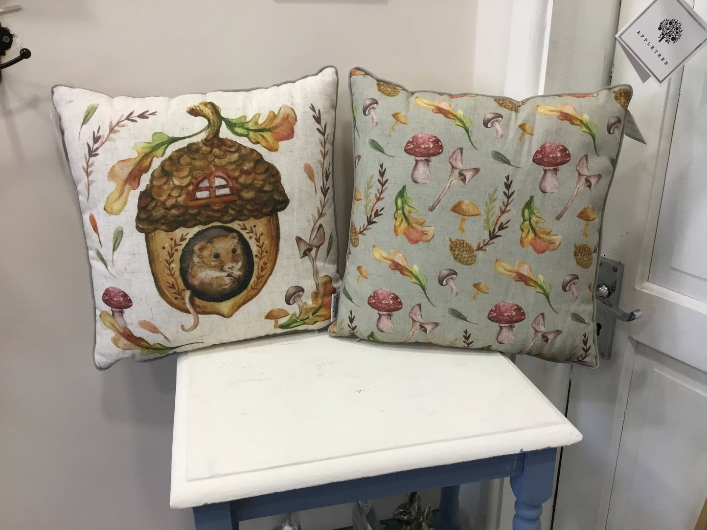 Mouse in Acorn cushion