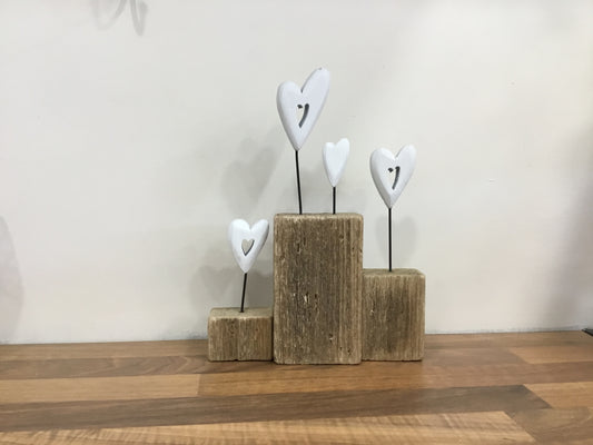 Wooden hearts