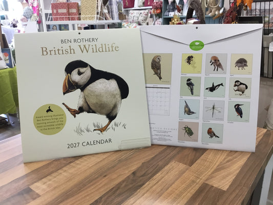 British Wildlife 2027 Calendar