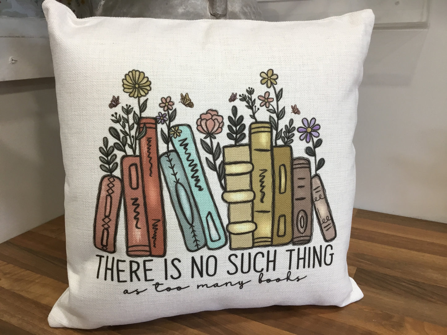 Cushion. There is no such thing as too many books