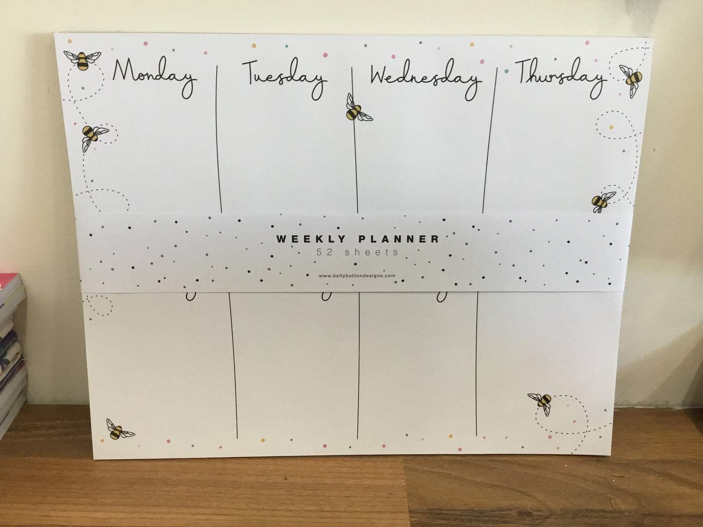 Bumble Bee weekly planner