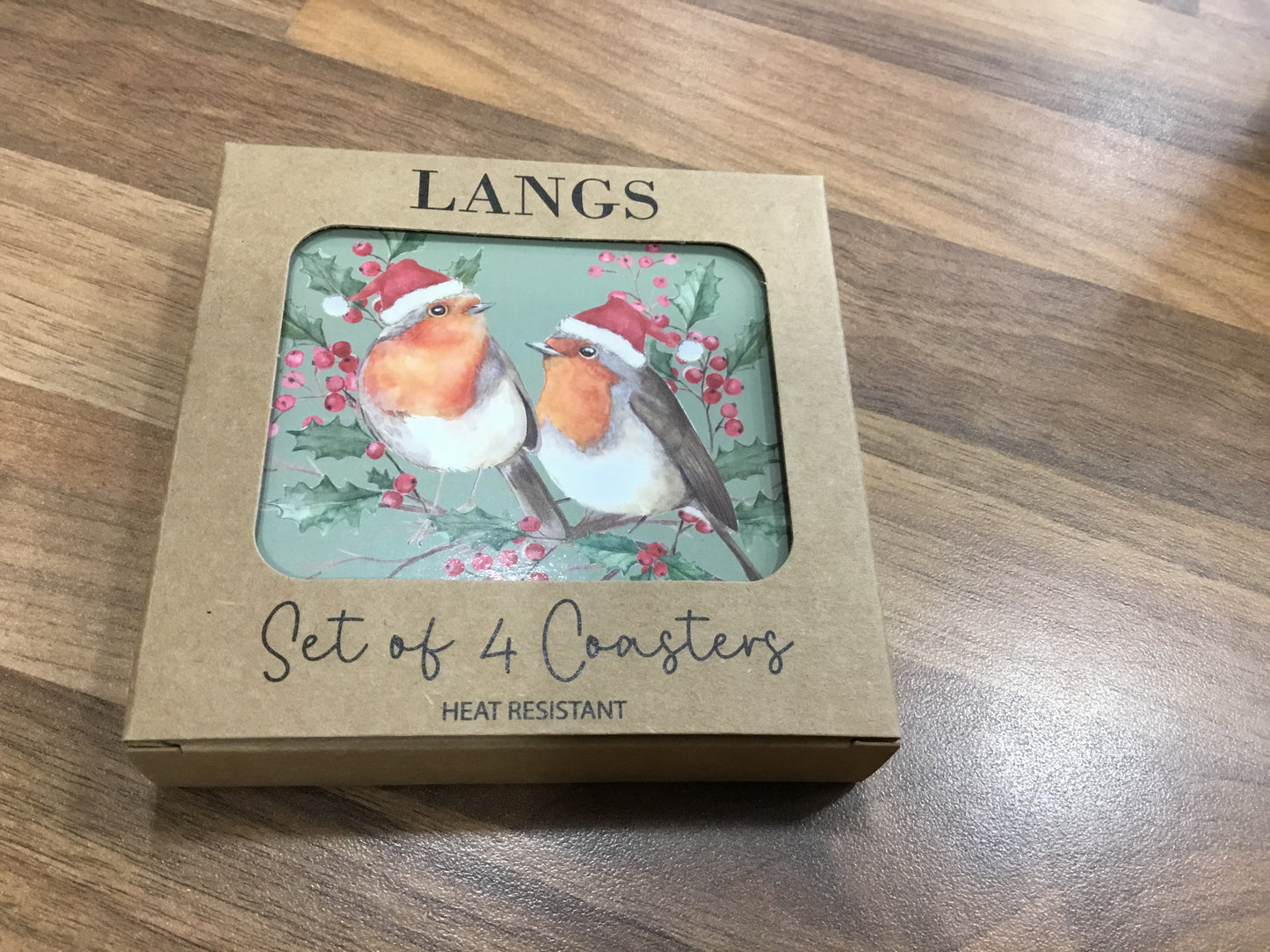 Set of 4 robin coasters