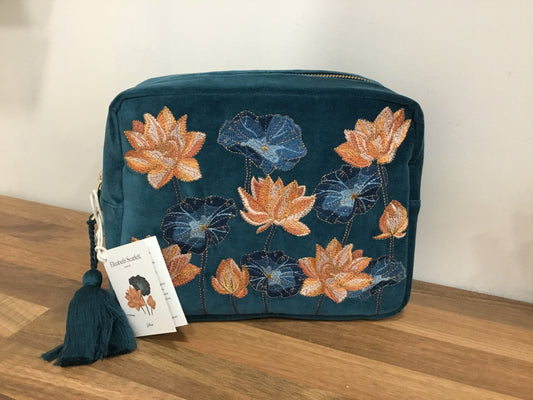 Lotus Wash Bag by Elizabeth Scarlett