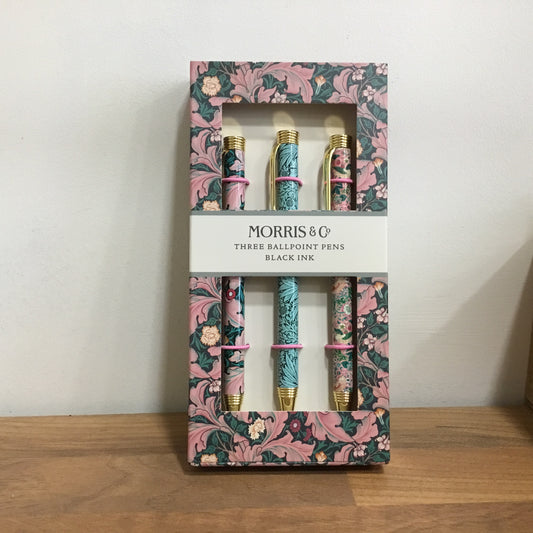 Morris ballpoint pens x3