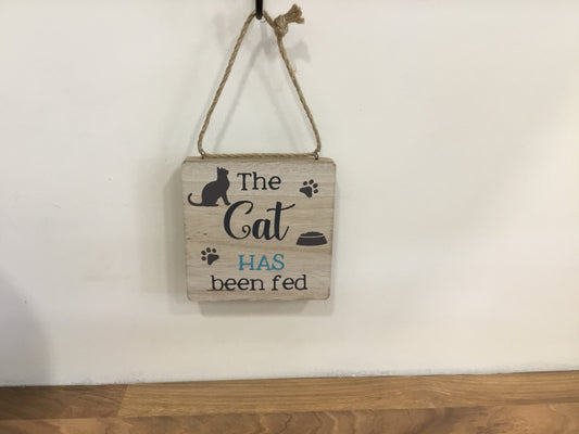 The Cat been fed