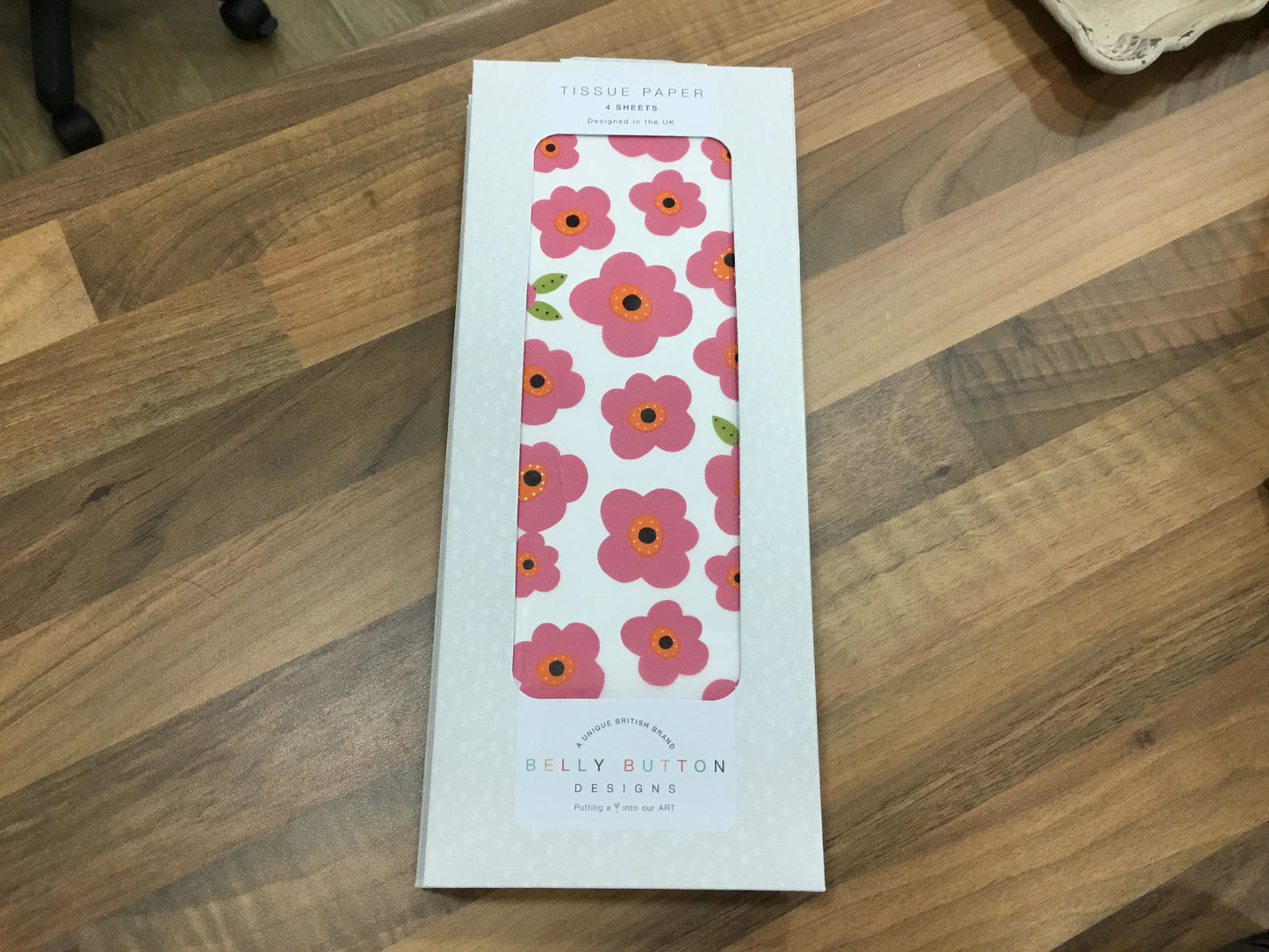 Belly button Design tissue paper