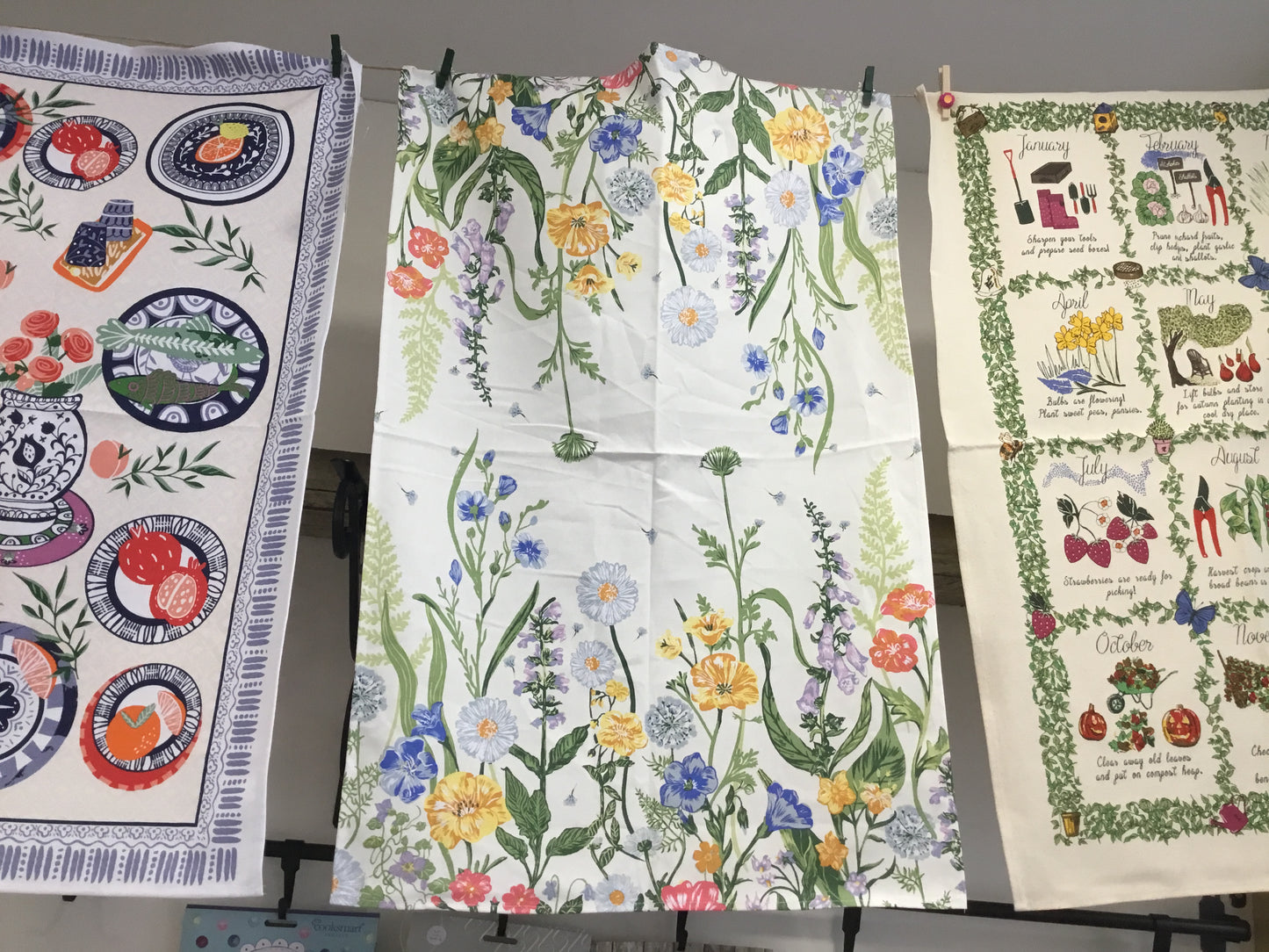 Cottage Garden Tea towel