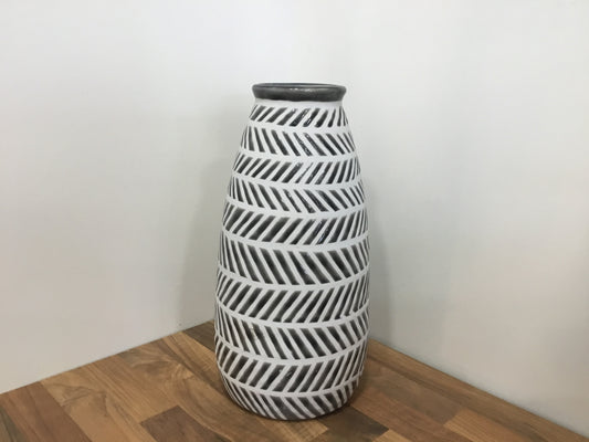 Tribal design vase